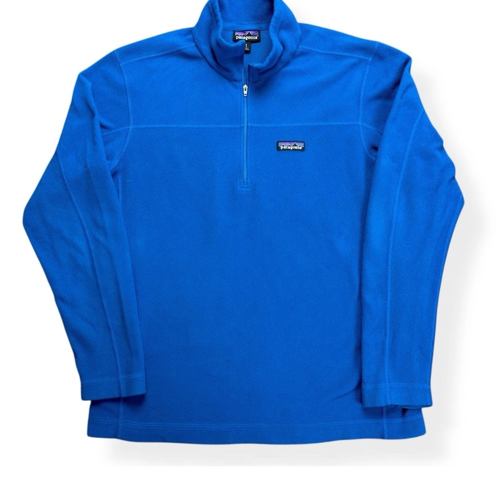 Patagonia Blue Lightweight Jacket men’s medium used 1/4 zip fleece